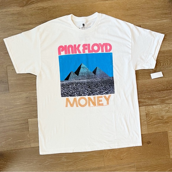 Junk Food Clothing Oversized Pink Floyd Graphic Tee Short Sleeve Size Large - Picture 3 of 5